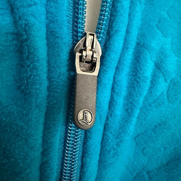 Lands’ End Full Zip Velour Jacket 4 Pockets - Picture 6 of 10